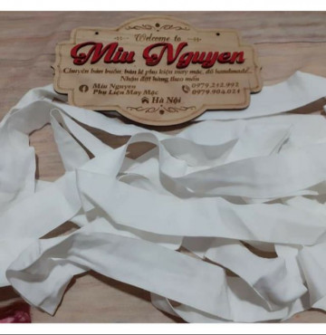 Chun mềm, mỏng co giãn cực thích cho bé bản 2,5cm