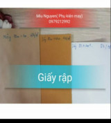 Combo 10 tờ giấy rập mỏng của Nhật