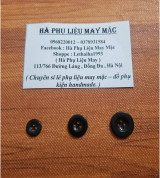 Cúc quần đen gói 20 cúc- size 1,5cm