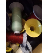 1 kg tơ coast vắt sổ màu đen loại đẹp