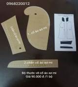 Bộ thước vẽ cổ áo sơ mi