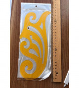 Thước nhựa vẽ đường cong, họa tiết size Nhỏ