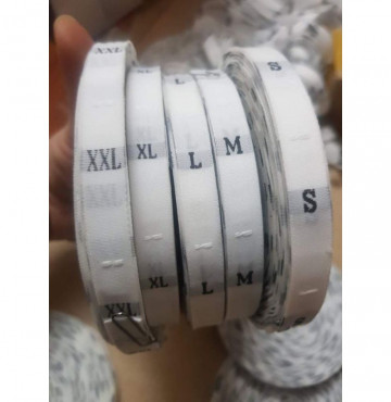 Mác vải dệt size s,m,l,xl,xxl