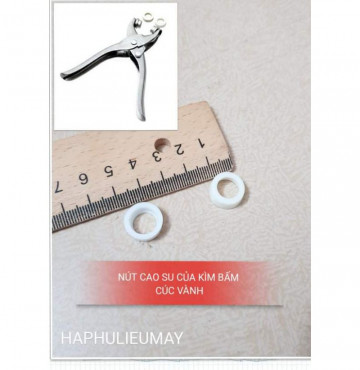 miếng cao su lót đầu kìm bấm cúc vành