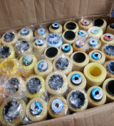 1kg chỉ cuộn dở tông màu vàng