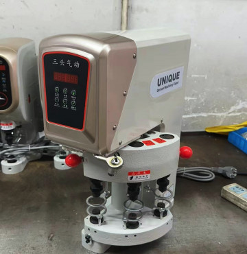 Máy dập cúc hơi 3 đầu GTG-T3