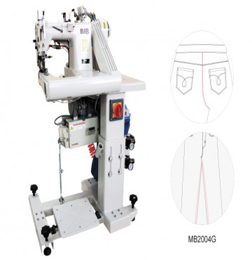 Máy cuấn đáy quần jean IMB MB2004G