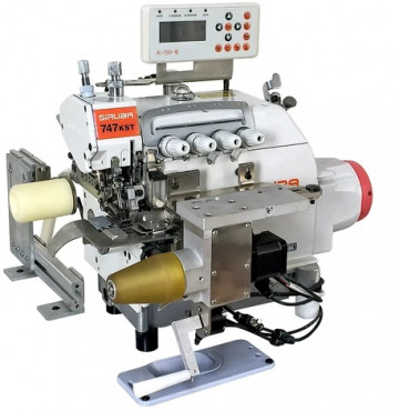 Máy vắt sổ vào cổ áo thun tự động Siruba 747KST-514M-3-24/VT/GS/ACS/MB