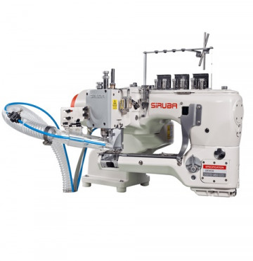 Máy viền chắp 4 kim 6 chỉ Siruba D007S-452-02-ET/AW1