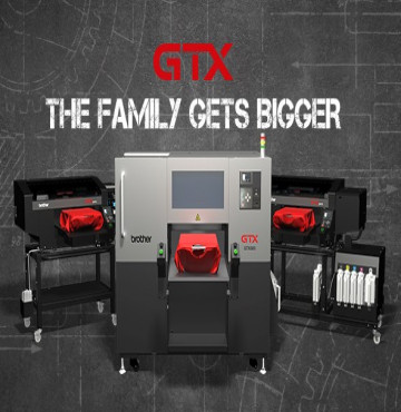 Lineup of Brother DTG printers for digital tshirt and garment printing 2023