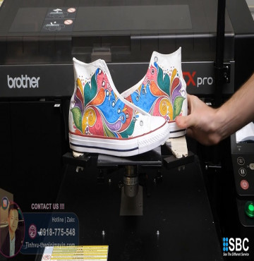 Máy in giày vải sneaker trực tiếp Brother GTXpro