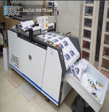 Máy cắt tem label cuộn JWEI LST-0806: Tự Động - Chính Xác - Nhanh Chóng