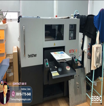 Máy in áo 3D cotton tốt nhất Brother GTX600SB Extra Colors